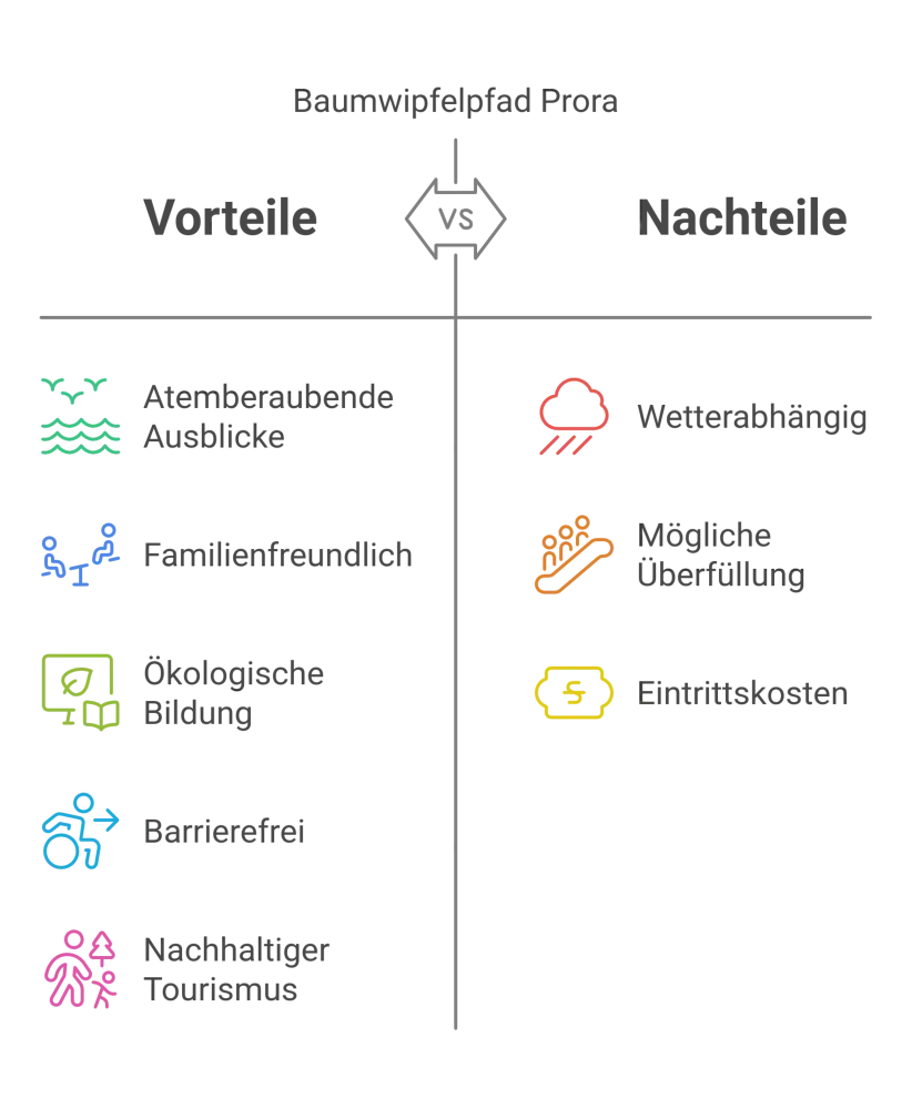 Vorteile und Nachteile vom Baumwipfelpfad Prora